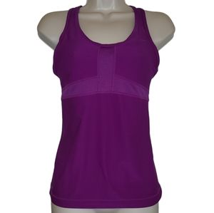 Nike Dri-Fit Racerback Womens Small Purple Stretch Workout Tank Top